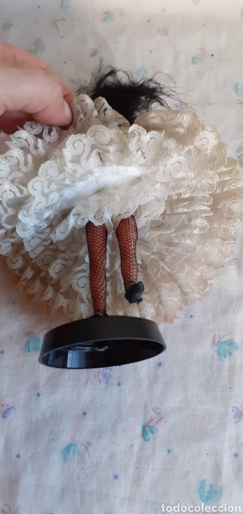 Mu&ntilde;ecas extranjeras: MU&Ntilde;ECA CELULOIDE CABARET CAN CAN ANTIGUA 16 CM APROXIMADAMENTE - Foto 6