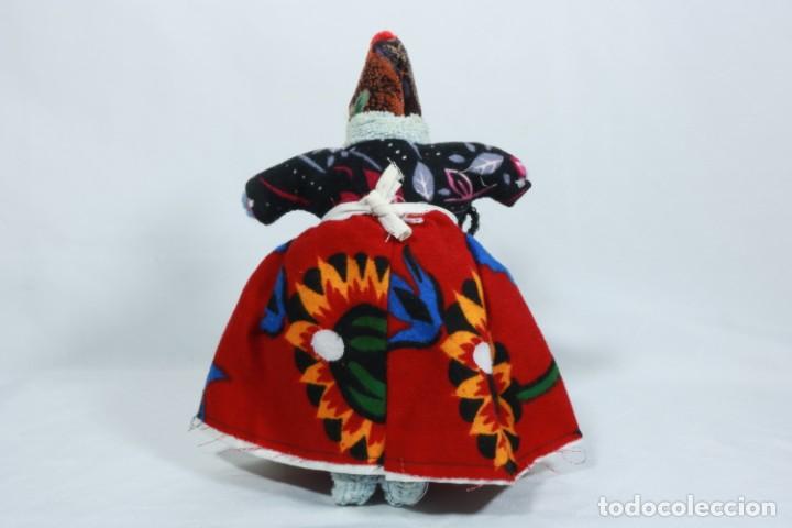 Mu&ntilde;ecas extranjeras: Antigua mu&ntilde;eca de trapo tradicional turca - Foto 4