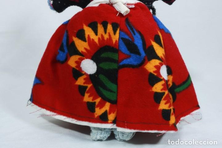 Mu&ntilde;ecas extranjeras: Antigua mu&ntilde;eca de trapo tradicional turca - Foto 6