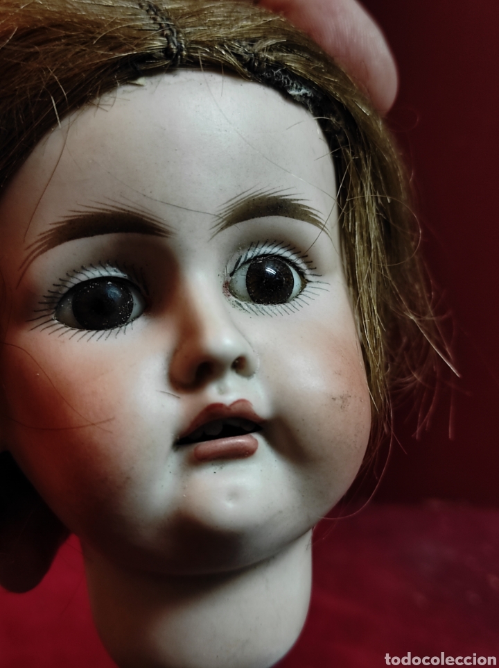 Mu&ntilde;ecas extranjeras: Cabeza de mu&ntilde;eca Dep 273 porcelana - Foto 6