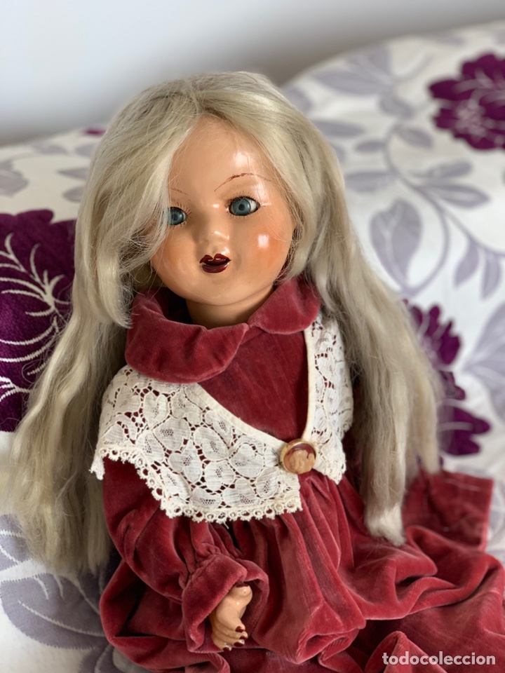 Mu&ntilde;ecas extranjeras: Mu&ntilde;eca antigua de porcelana - Foto 3