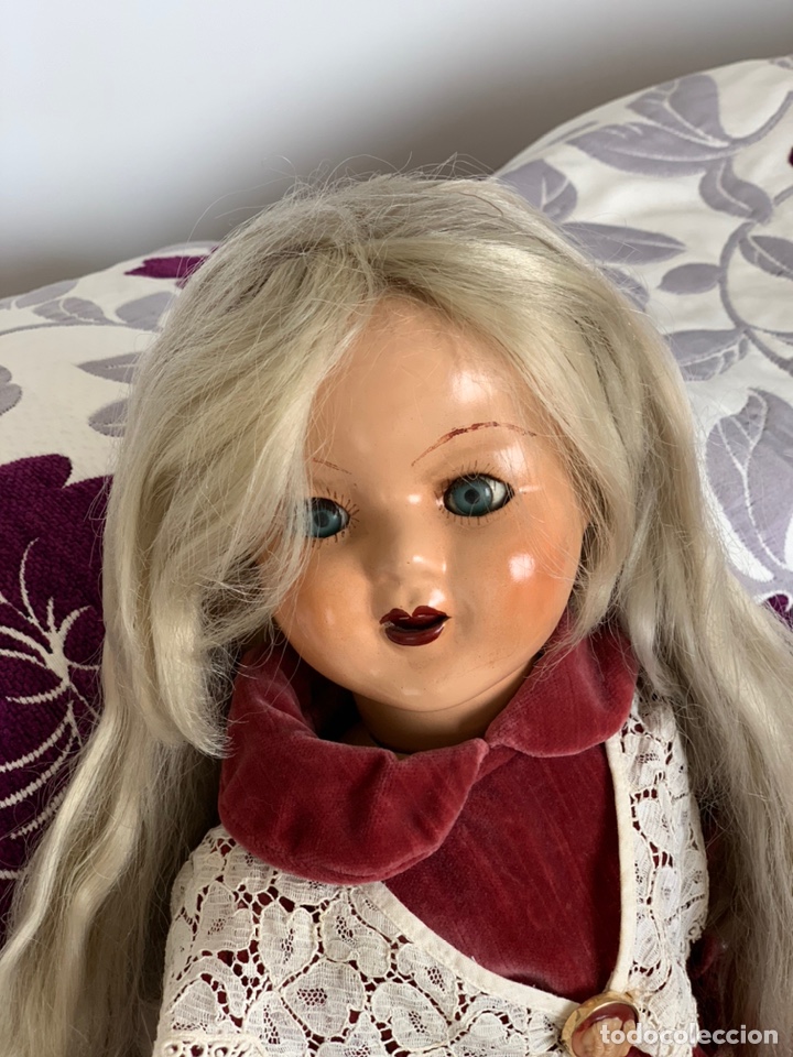 Mu&ntilde;ecas extranjeras: Mu&ntilde;eca antigua de porcelana - Foto 4