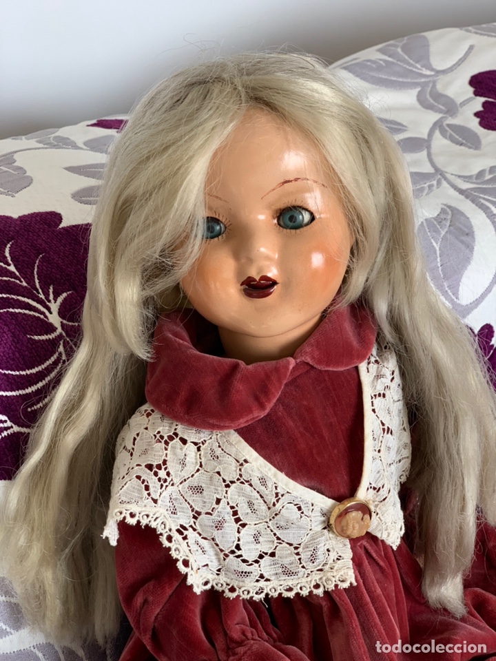 Mu&ntilde;ecas extranjeras: Mu&ntilde;eca antigua de porcelana - Foto 5