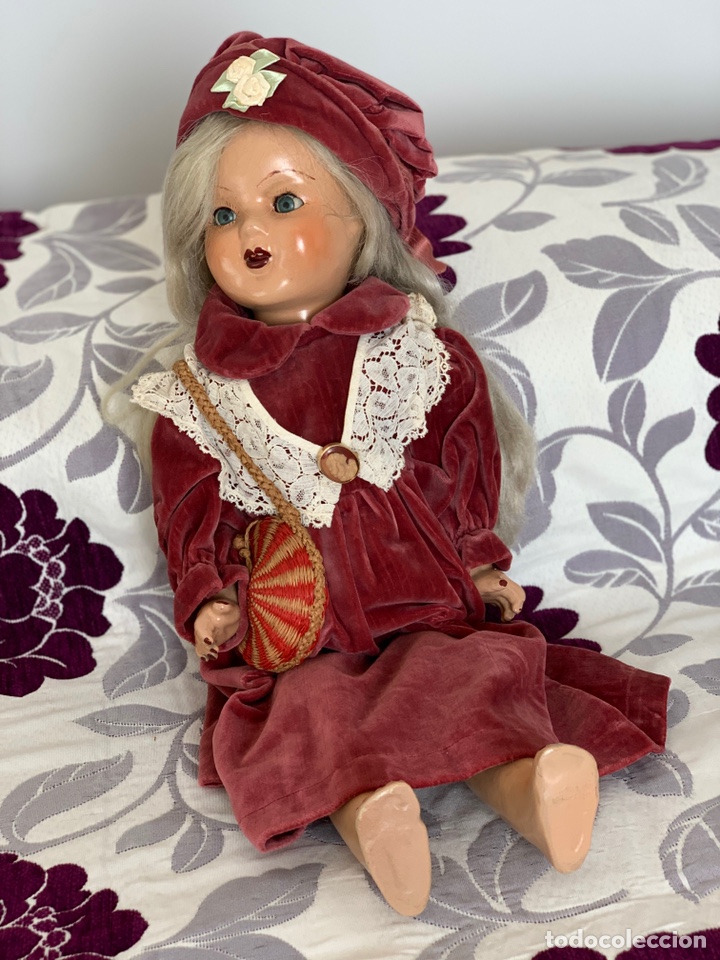 Mu&ntilde;ecas extranjeras: Mu&ntilde;eca antigua de porcelana - Foto 8