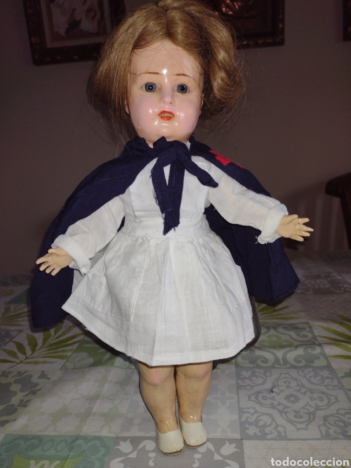 Mu&ntilde;ecas extranjeras: Mu&ntilde;eca enfermera antigua - Foto 2