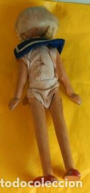 Mu&ntilde;ecas extranjeras: MU&Ntilde;ECA DE MADERA ALEMANA DE MADERA A&Ntilde;OS 40 - Foto 3