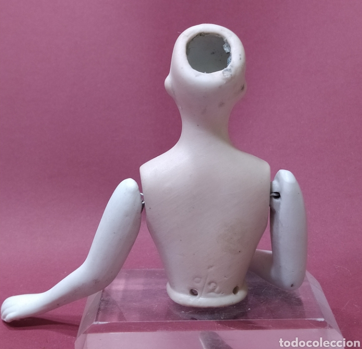 Mu&ntilde;ecas extranjeras: Busto de mu&ntilde;eca en biscuit - Foto 5