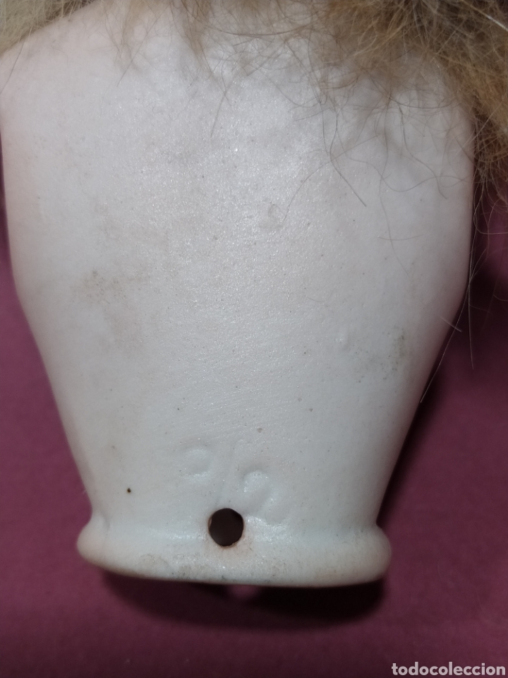 Mu&ntilde;ecas extranjeras: Busto de mu&ntilde;eca en biscuit - Foto 4