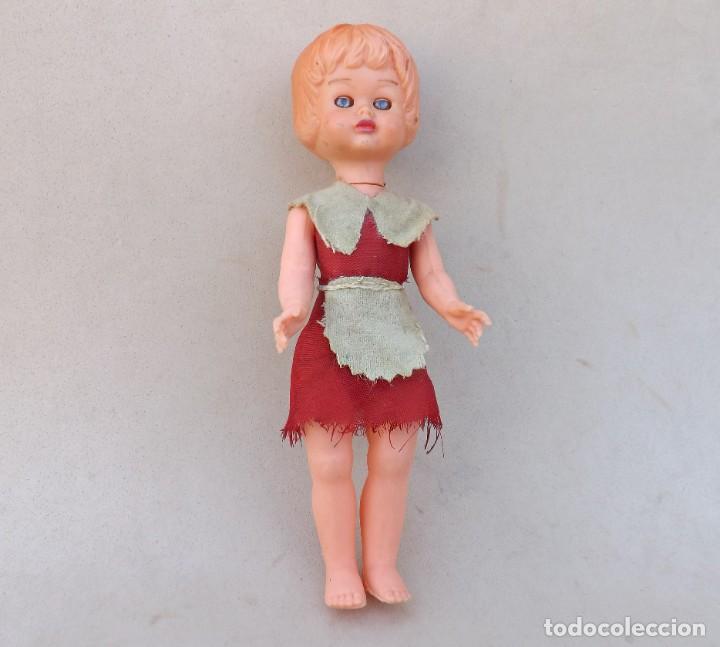 PEQUEÑA MUÑECA DE CELULOIDE MADE IN ITALY AÑOS 60 (Juguetes - Muñeca Internacional Antigua - Otras Muñecas)