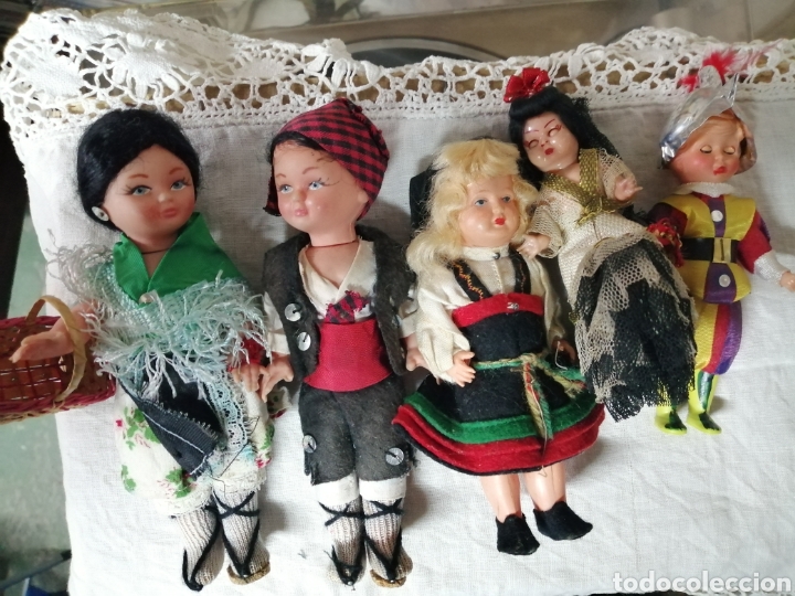 Mu&ntilde;ecas extranjeras: Lote de mu&ntilde;ecos antiguos - Foto 4