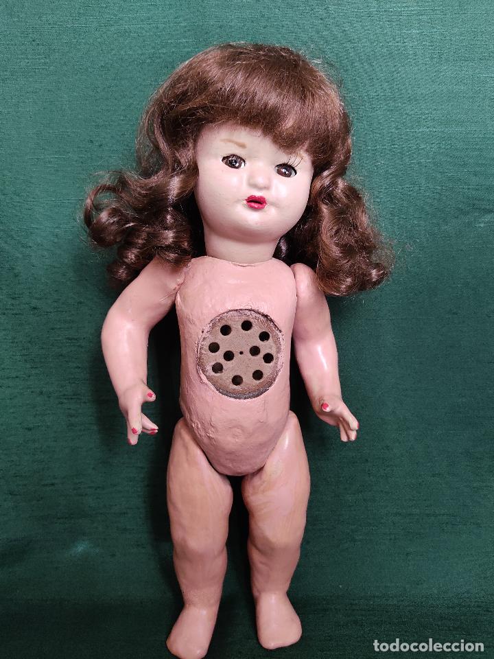 Mu&ntilde;ecas extranjeras: Antigua mu&ntilde;eca de cart&oacute;n piedra - Foto 20