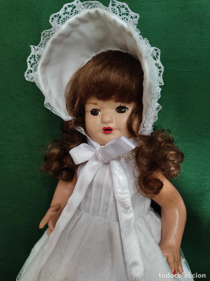 Mu&ntilde;ecas extranjeras: Antigua mu&ntilde;eca de cart&oacute;n piedra - Foto 15