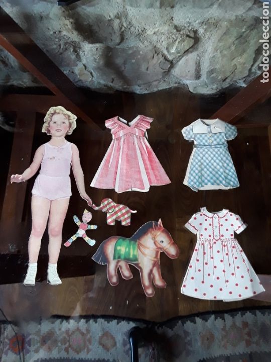 Mu&ntilde;ecas extranjeras: Recortables Shirley Temple. - Foto 1