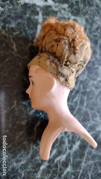 Muñecas Extranjeras: Antigua y pequeña cabeza de muñeca de porcelana S. XIX - Foto 3 - 287566353