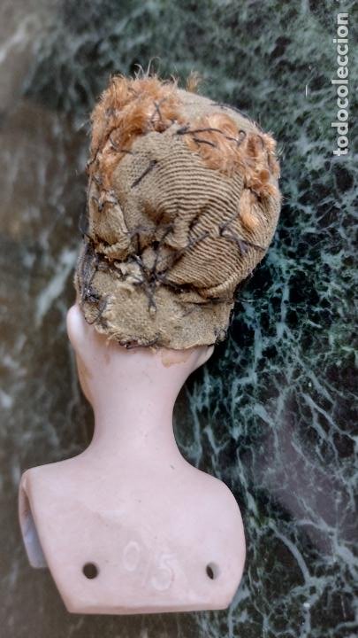 Muñecas Extranjeras: Antigua y pequeña cabeza de muñeca de porcelana S. XIX - Foto 4 - 287566353