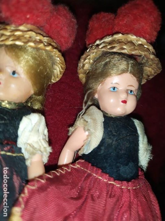 Mu&ntilde;ecas extranjeras: LOTE DOS ANTIGUAS MINI MU&Ntilde;ECAS ALEMANAS TORTUGA? - Foto 12