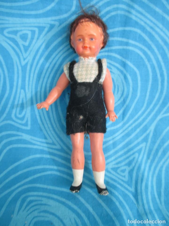 Mu&ntilde;ecas extranjeras: ANTIGUA MU&Ntilde;ECA ARTICULADA TIPO CELULOIDE PARA CASA DE MU&Ntilde;ECAS - Foto 2