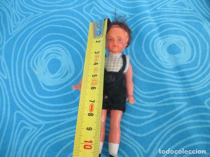 Mu&ntilde;ecas extranjeras: ANTIGUA MU&Ntilde;ECA ARTICULADA TIPO CELULOIDE PARA CASA DE MU&Ntilde;ECAS - Foto 4