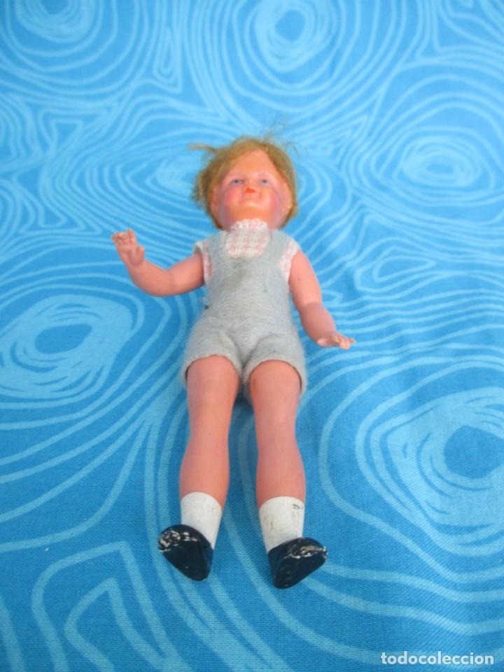 Mu&ntilde;ecas extranjeras: ANTIGUA MU&Ntilde;ECA ARTICULADA TIPO CELULOIDE PARA CASA DE MU&Ntilde;ECAS - Foto 6