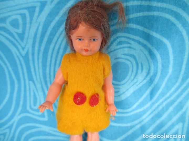 Mu&ntilde;ecas extranjeras: ANTIGUA MU&Ntilde;ECA ARTICULADA TIPO CELULOIDE PARA CASA DE MU&Ntilde;ECAS - Foto 8