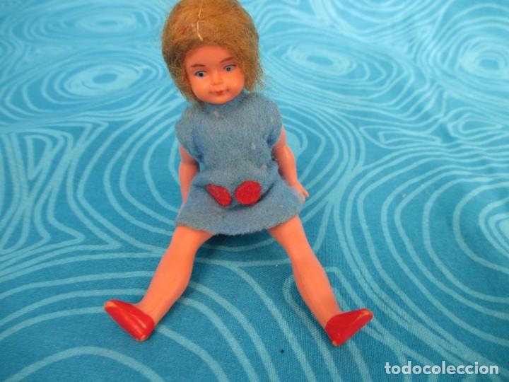 Mu&ntilde;ecas extranjeras: ANTIGUA MU&Ntilde;ECA ARTICULADA TIPO CELULOIDE PARA CASA DE MU&Ntilde;ECAS - Foto 6