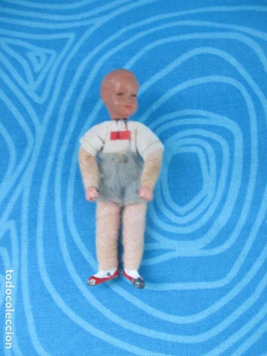 Mu&ntilde;ecas extranjeras: ANTIGUA MU&Ntilde;ECA ARTICULADA TIPO CELULOIDE PARA CASA DE MU&Ntilde;ECAS - Foto 1