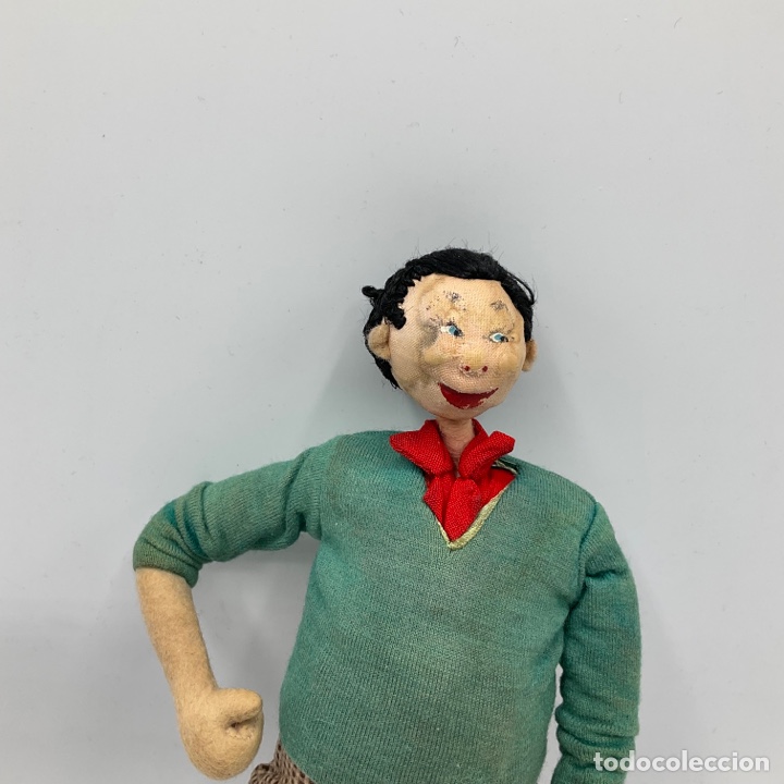 Mu&ntilde;ecas extranjeras: Antiguo mu&ntilde;eco var&oacute;n - hecho a mano - Foto 2