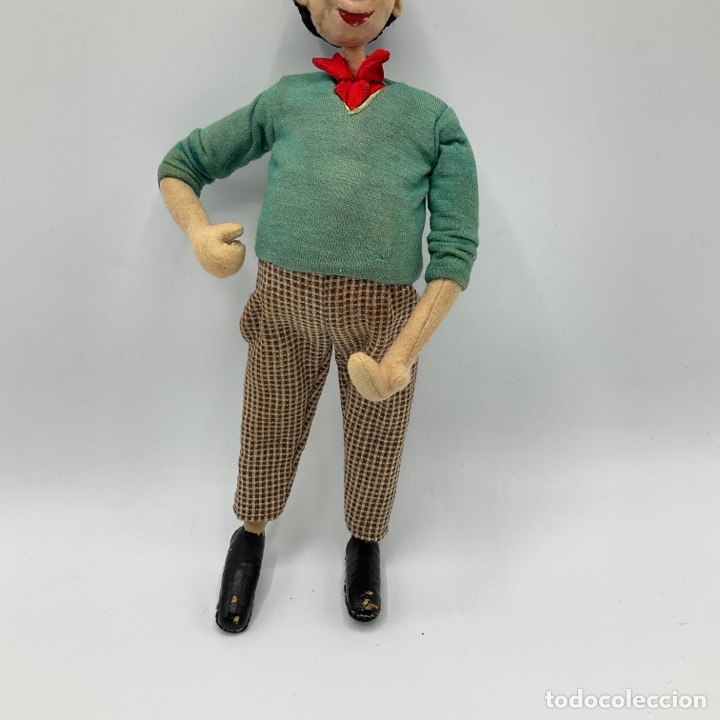 Mu&ntilde;ecas extranjeras: Antiguo mu&ntilde;eco var&oacute;n - hecho a mano - Foto 3
