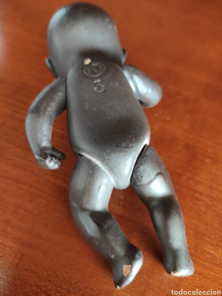 Mu&ntilde;ecas extranjeras: Bebe negro de terracota FV 3 - Foto 4