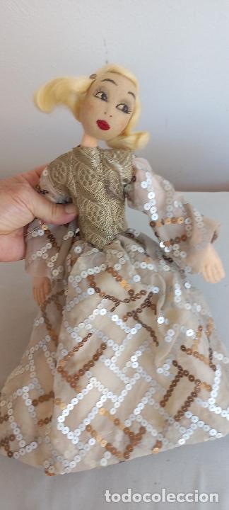 Mu&ntilde;ecas extranjeras: ANTIGUA MU&Ntilde;ECA DE TELA O TRAPO. PRINCESA - Foto 2