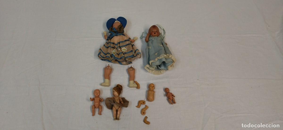 Mu&ntilde;ecas extranjeras: Lote seis mu&ntilde;ecas peque&ntilde;as - Foto 1