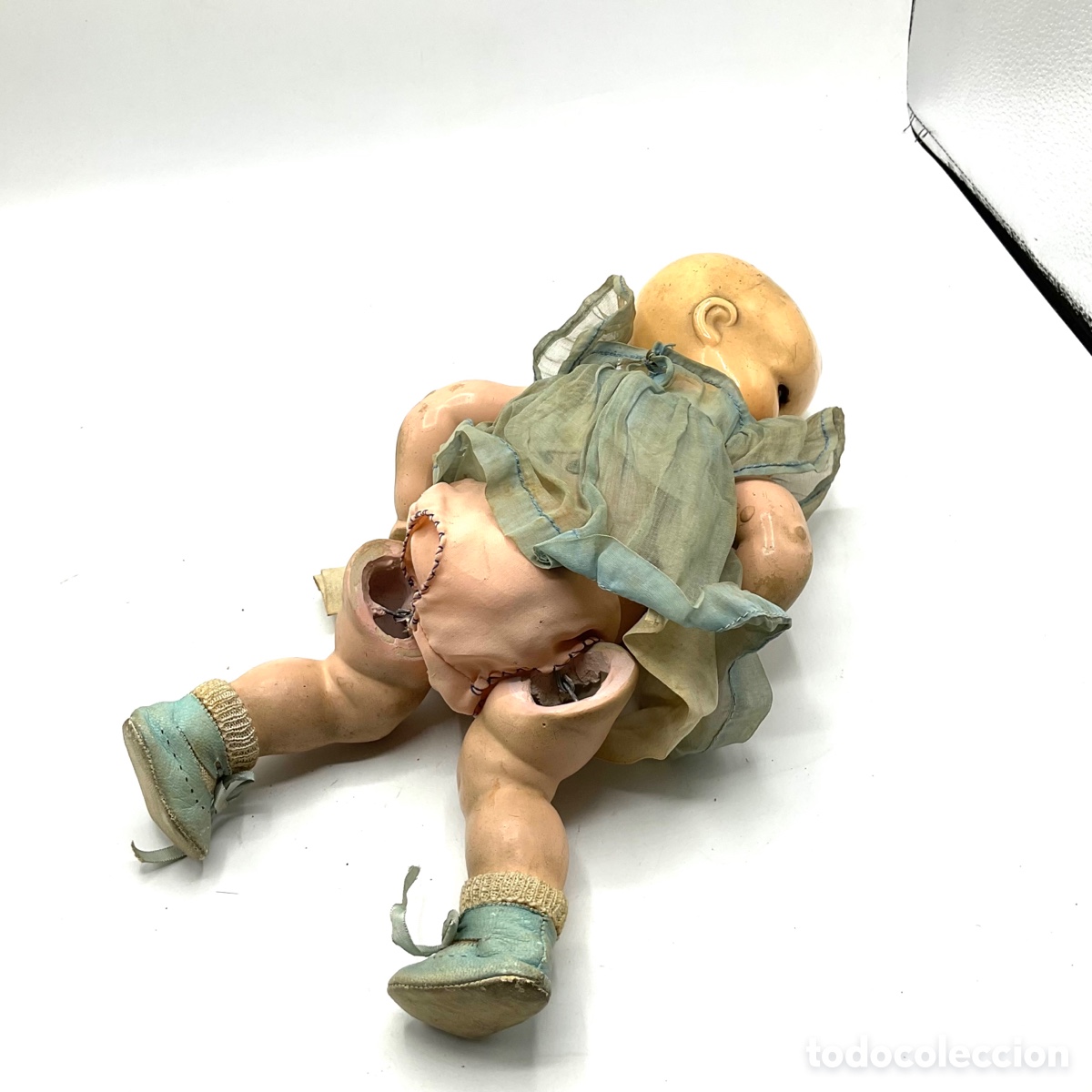 Mu&ntilde;ecas extranjeras: Mu&ntilde;eca muy antigua - Foto 5
