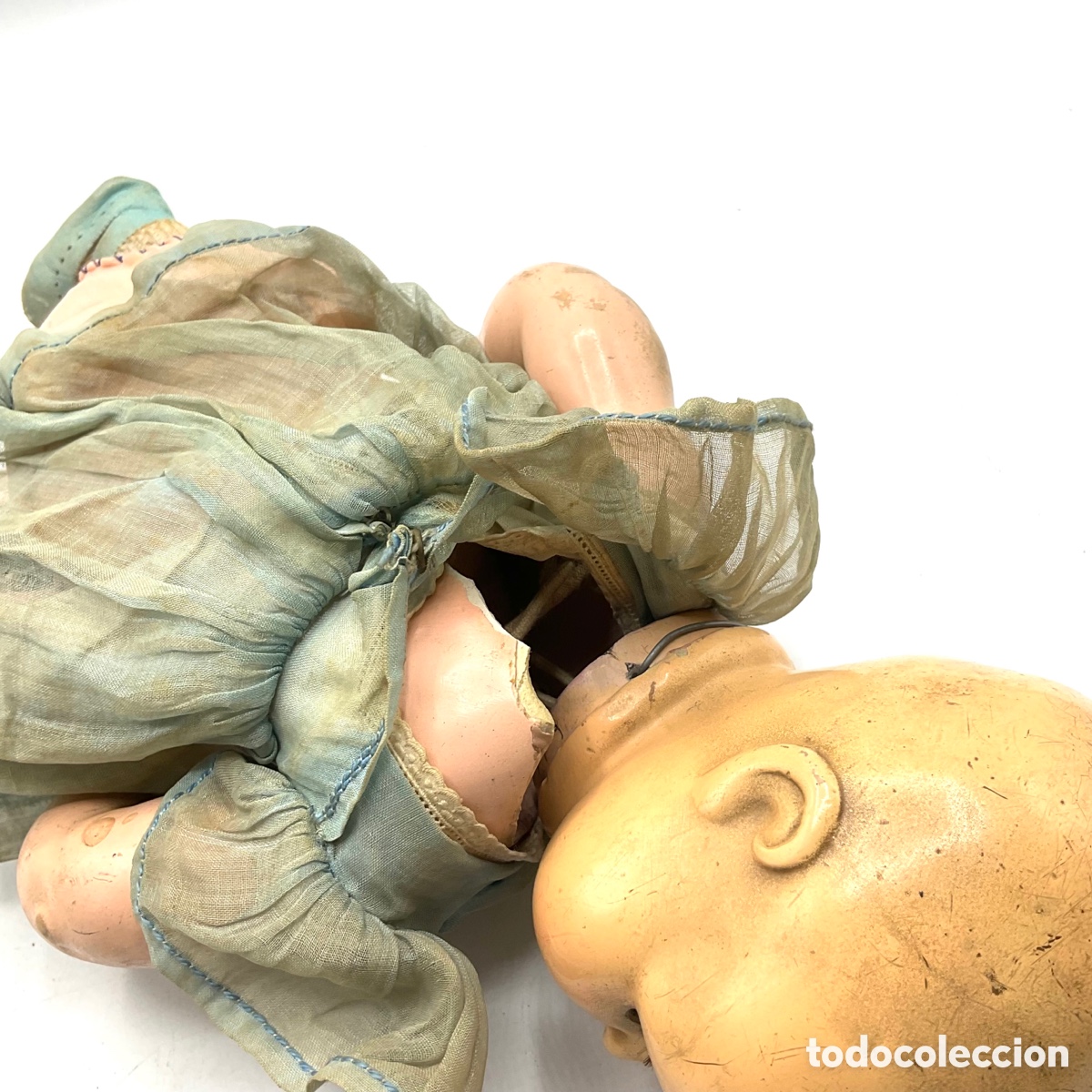 Mu&ntilde;ecas extranjeras: Mu&ntilde;eca muy antigua - Foto 6