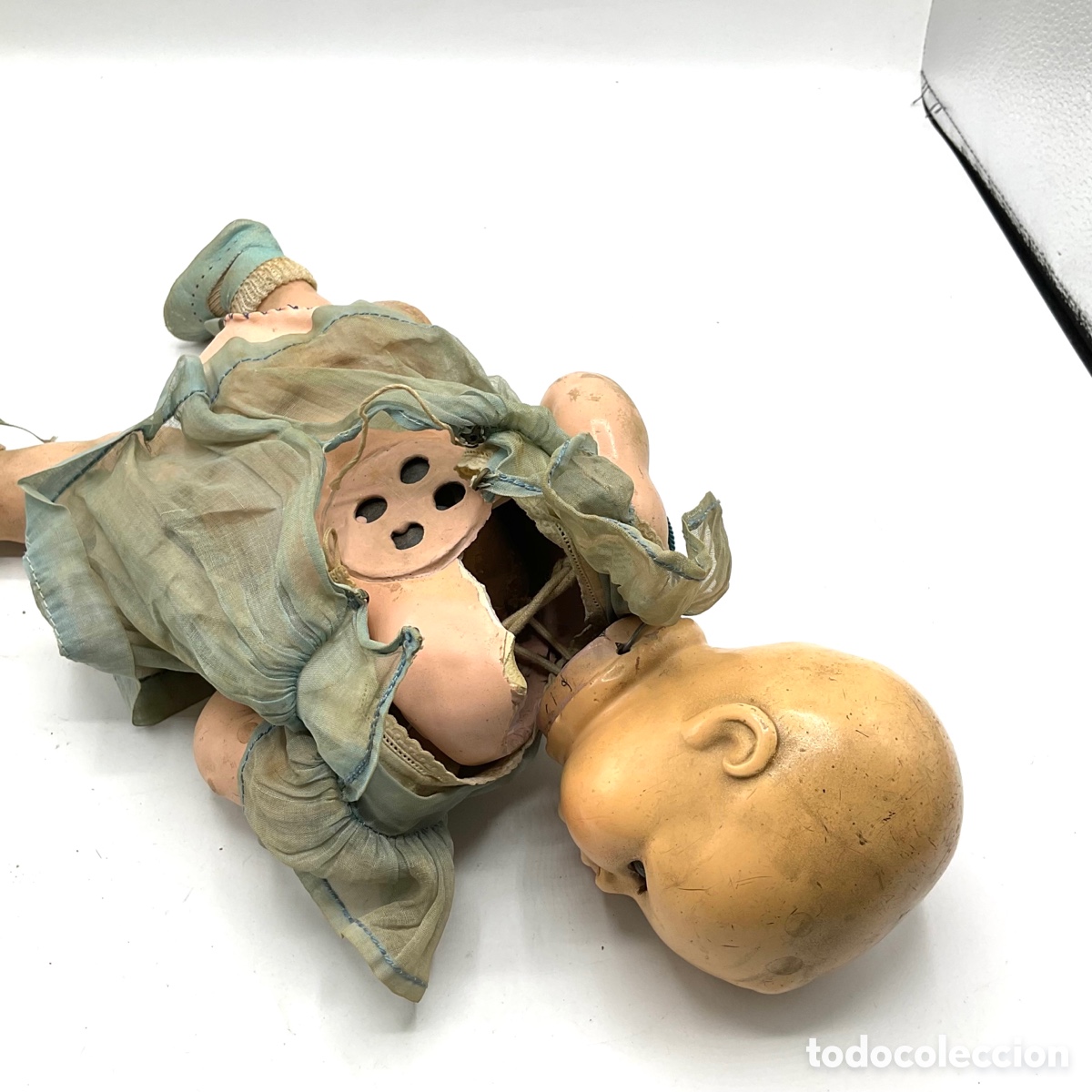 Mu&ntilde;ecas extranjeras: Mu&ntilde;eca muy antigua - Foto 7