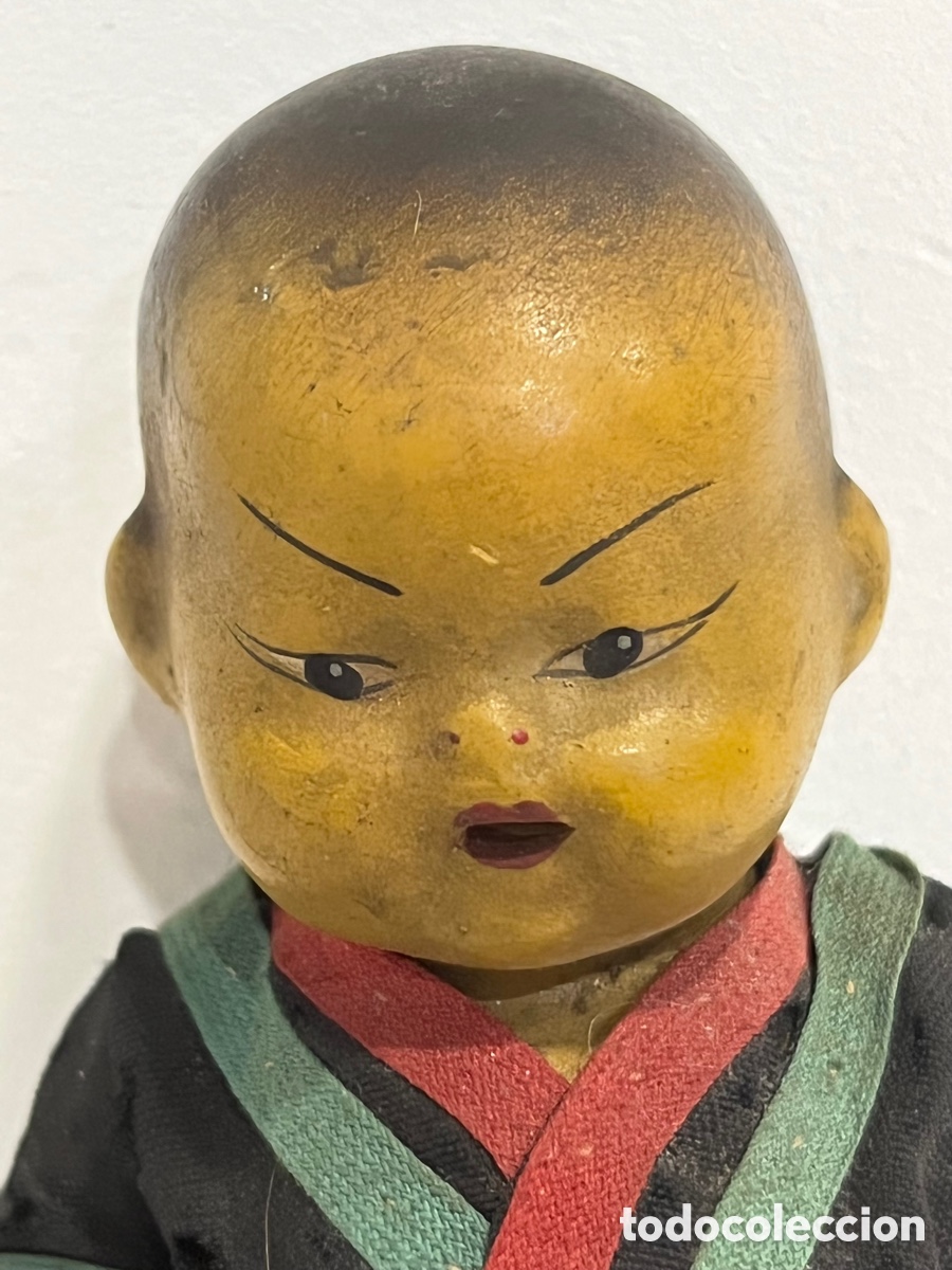 Mu&ntilde;ecas extranjeras: ANTIGUO MU&Ntilde;EQUITO CHINO EN TERRACOTA - Foto 5