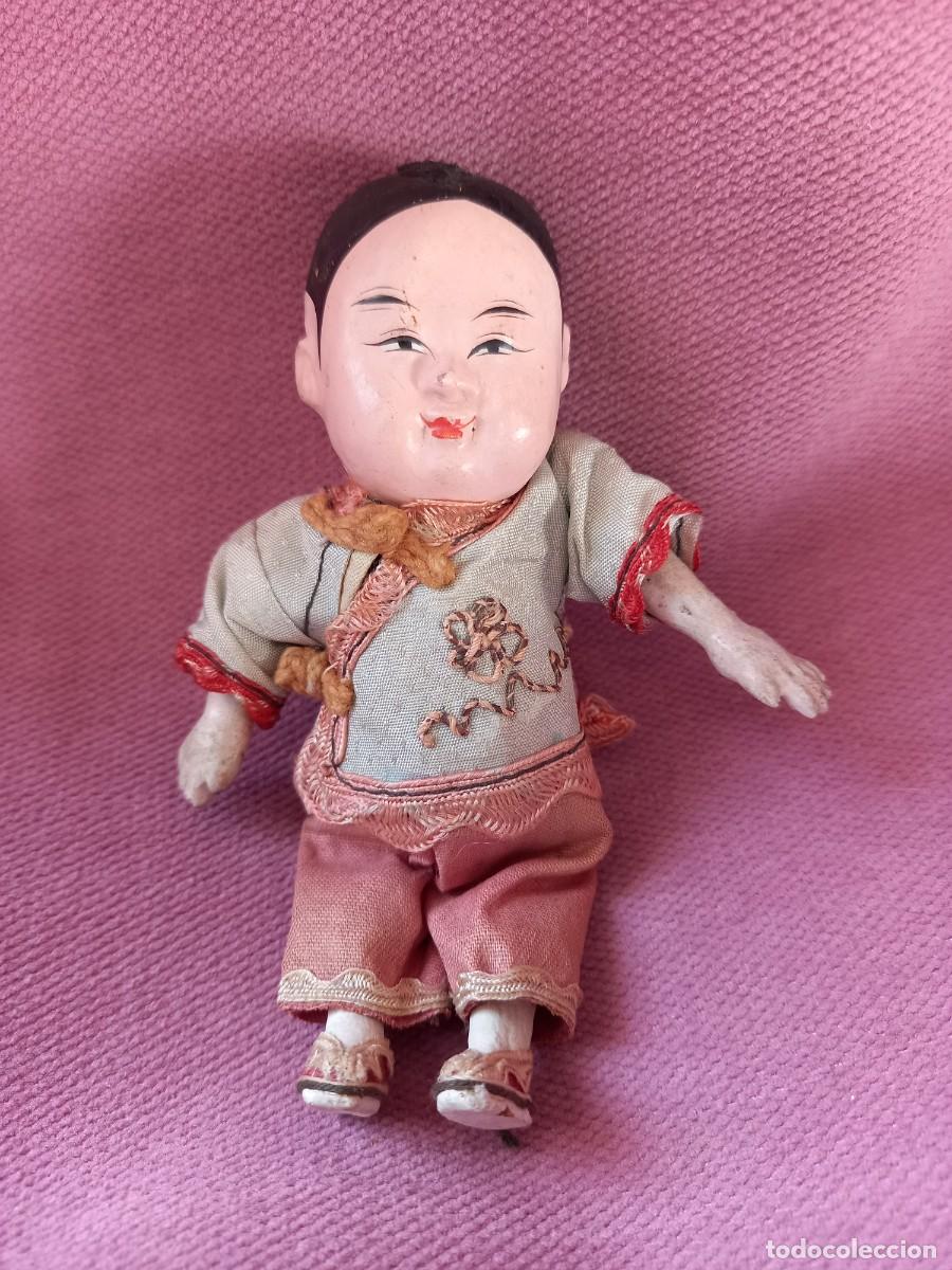 Mu&ntilde;ecas extranjeras: Mu&ntilde;eca antigua Japonesa 12cm. - Foto 1