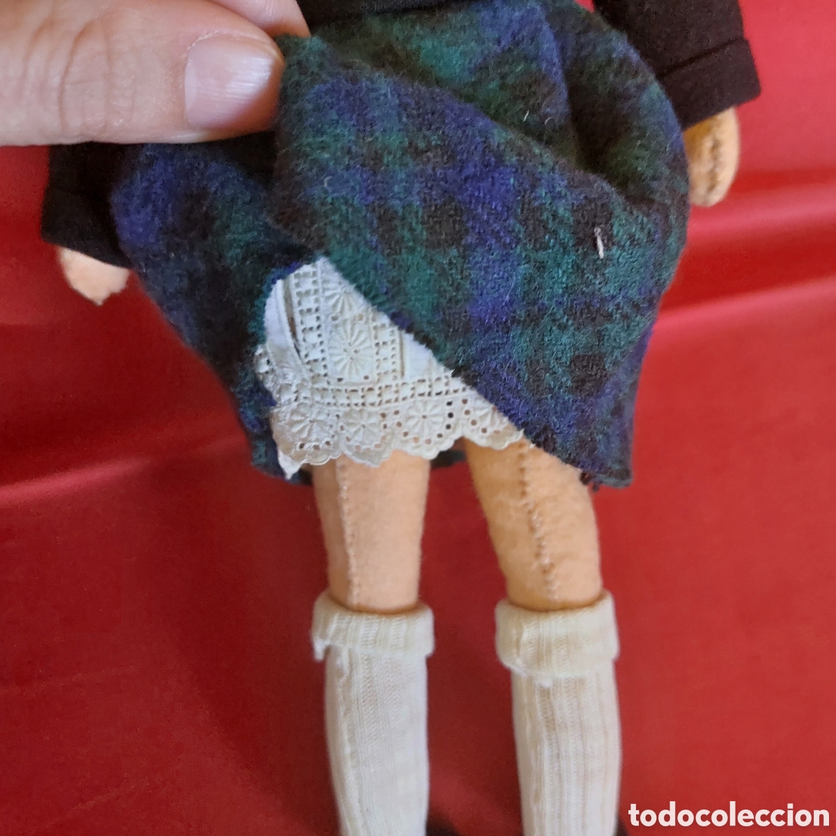 Mu&ntilde;ecas extranjeras: Mu&ntilde;eca trapo inglesa - Foto 9