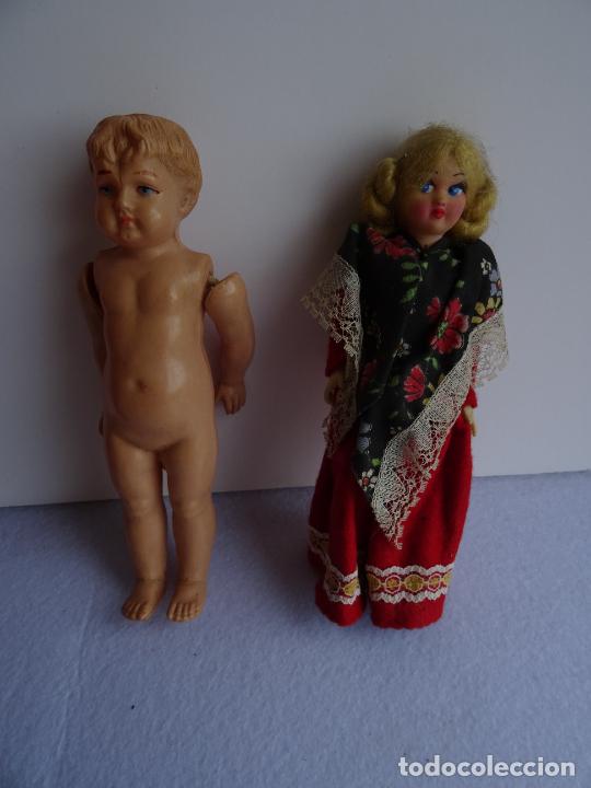 Mu&ntilde;ecas extranjeras: LOTE DE 4 MU&Ntilde;EQUITOS ANTIGUOS - Foto 3