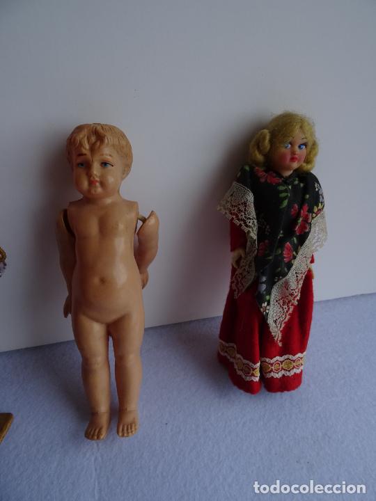 Mu&ntilde;ecas extranjeras: LOTE DE 4 MU&Ntilde;EQUITOS ANTIGUOS - Foto 4