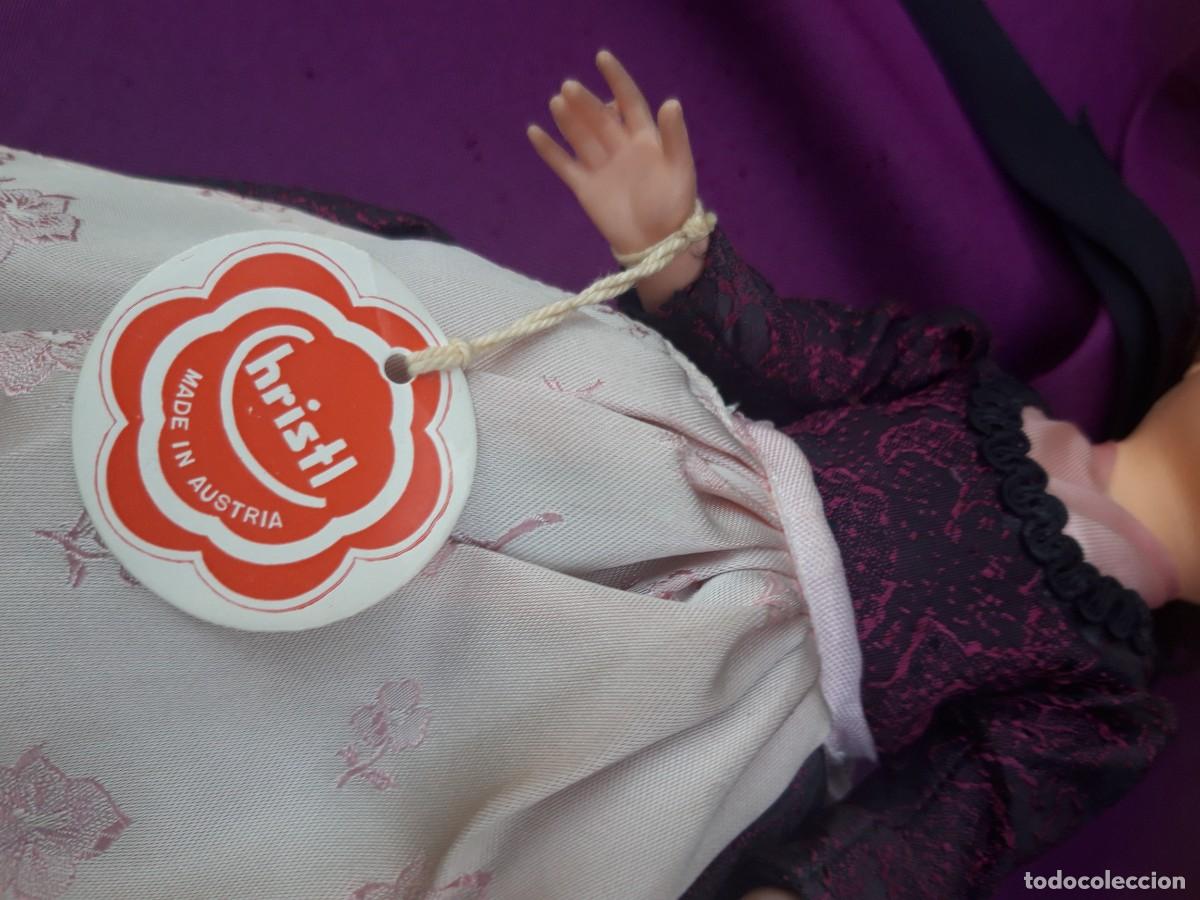 Mu&ntilde;ecas extranjeras: Mu&ntilde;eca souvenir de Austria, hacia 1950. - Foto 8