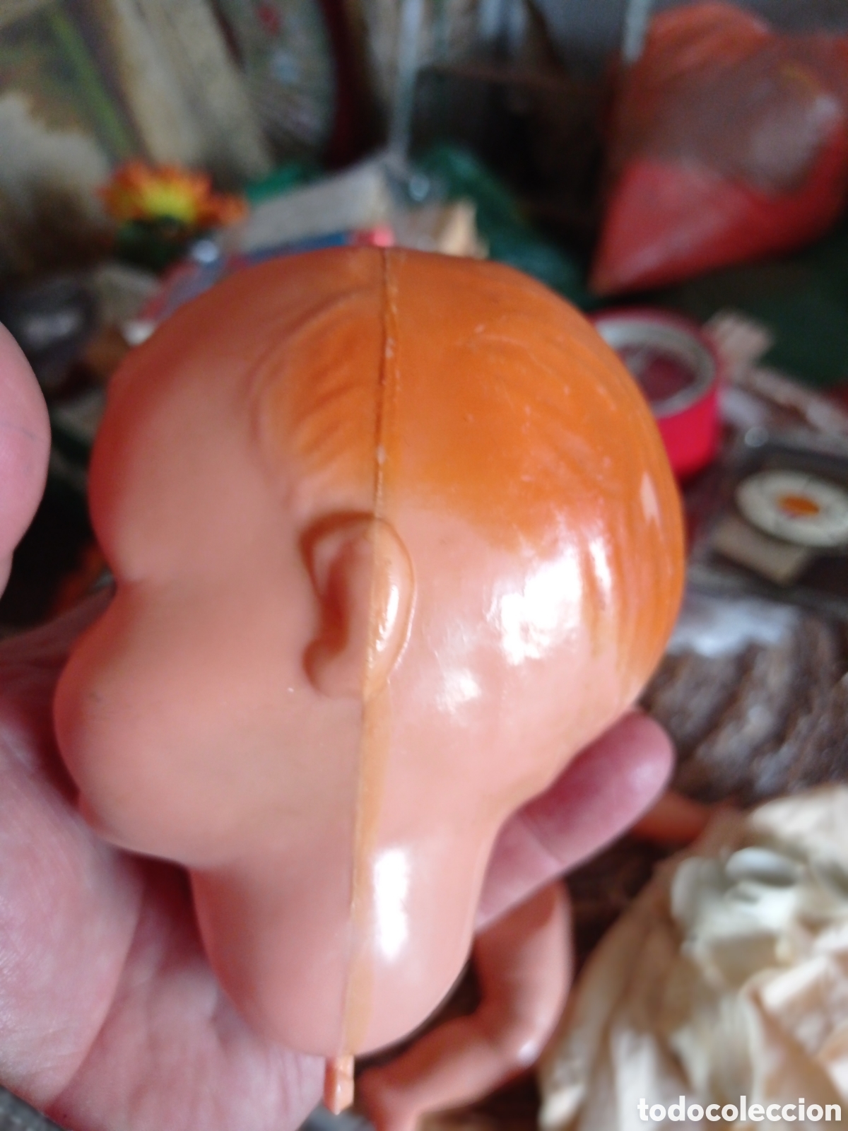 Mu&ntilde;ecas extranjeras: Antigua mu&ntilde;eca italiana de celuloide - Foto 3