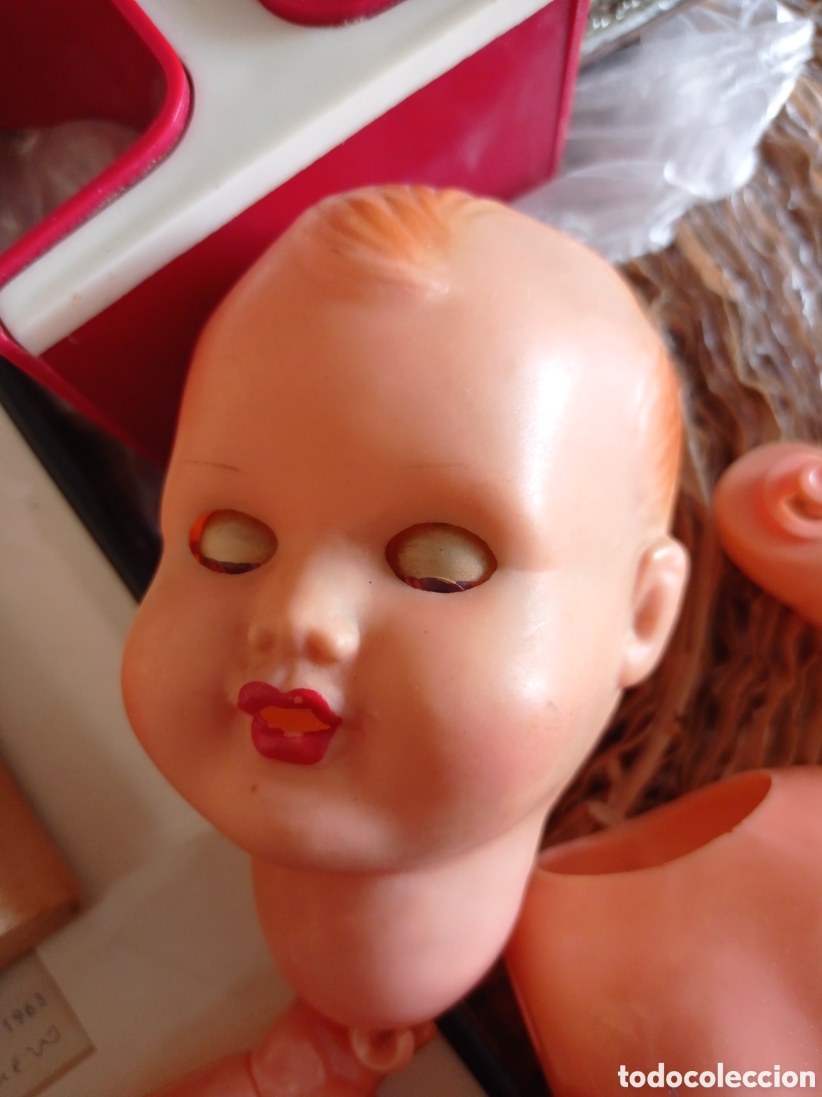 Mu&ntilde;ecas extranjeras: Antigua mu&ntilde;eca italiana de celuloide - Foto 5