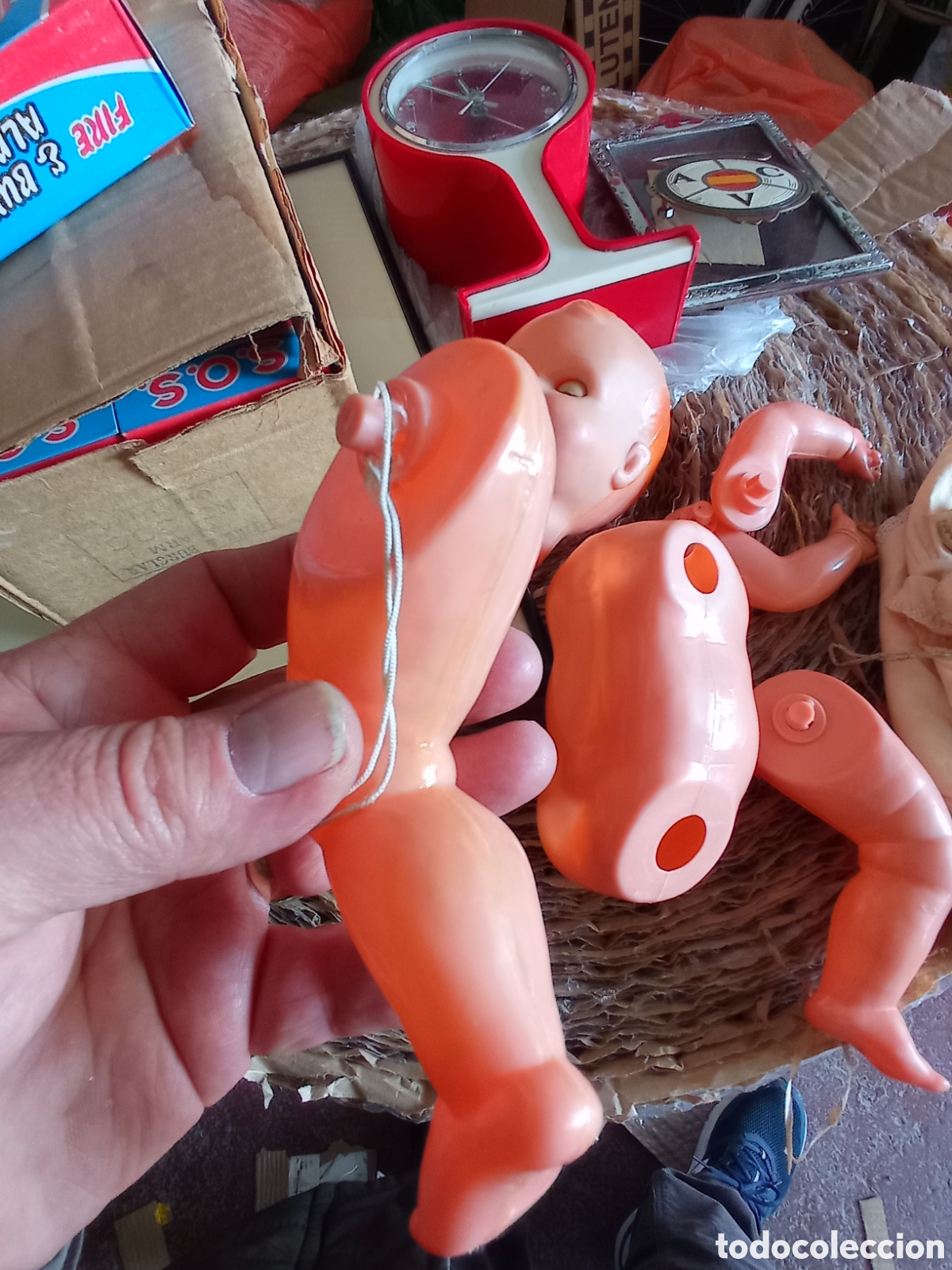 Mu&ntilde;ecas extranjeras: Antigua mu&ntilde;eca italiana de celuloide - Foto 11