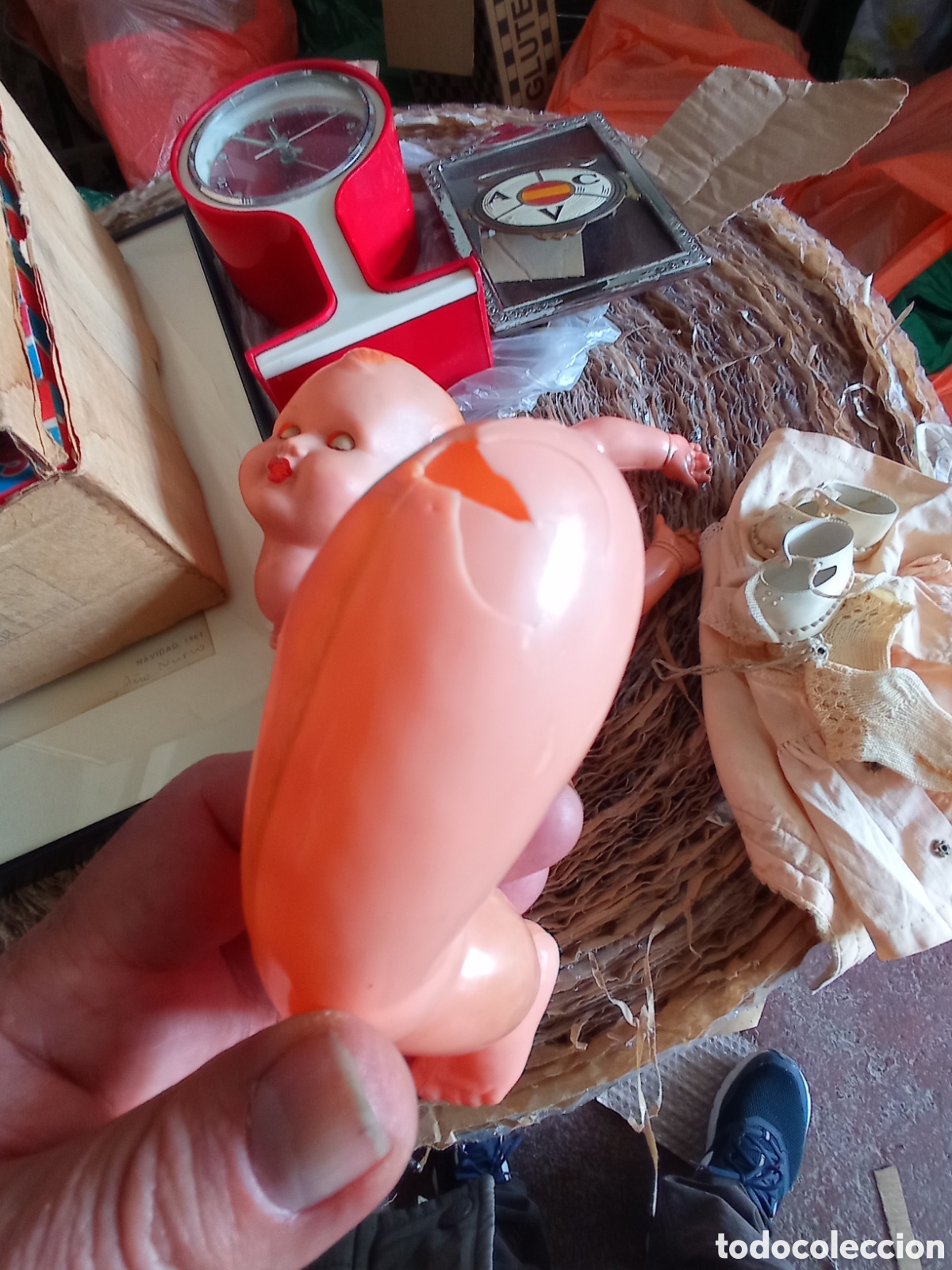 Mu&ntilde;ecas extranjeras: Antigua mu&ntilde;eca italiana de celuloide - Foto 12