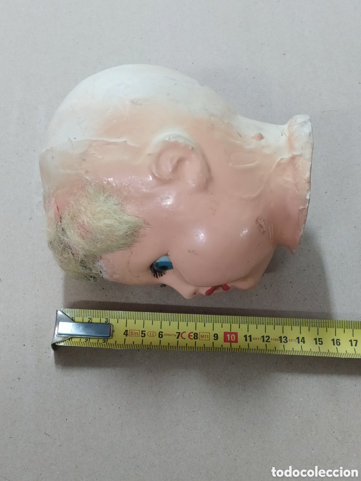 Mu&ntilde;ecas extranjeras: CABEZA DE MU&Ntilde;ECA ANTIGUA - Foto 8
