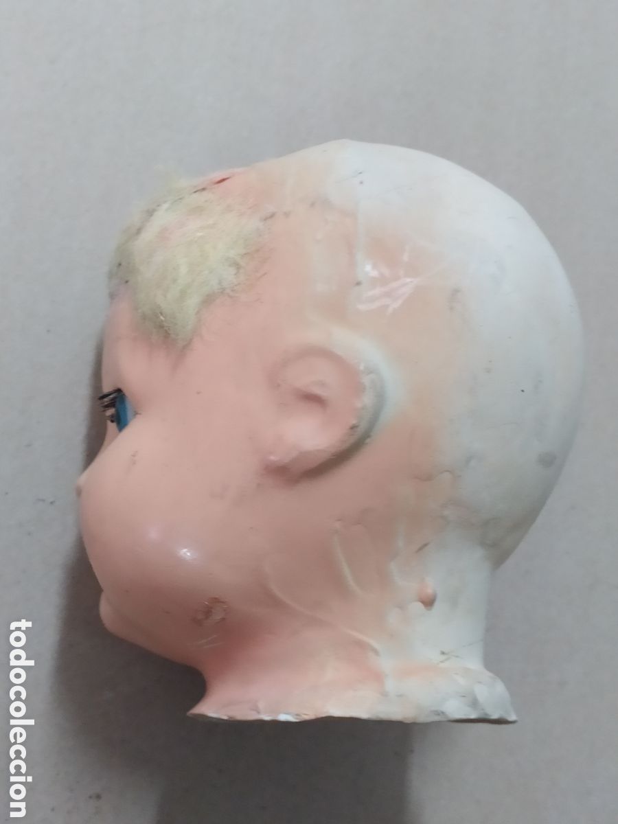 Mu&ntilde;ecas extranjeras: CABEZA DE MU&Ntilde;ECA ANTIGUA - Foto 2