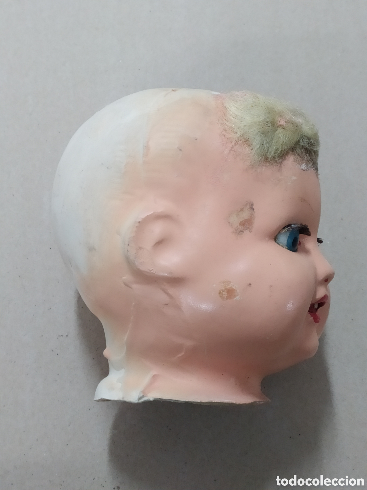 Mu&ntilde;ecas extranjeras: CABEZA DE MU&Ntilde;ECA ANTIGUA - Foto 4