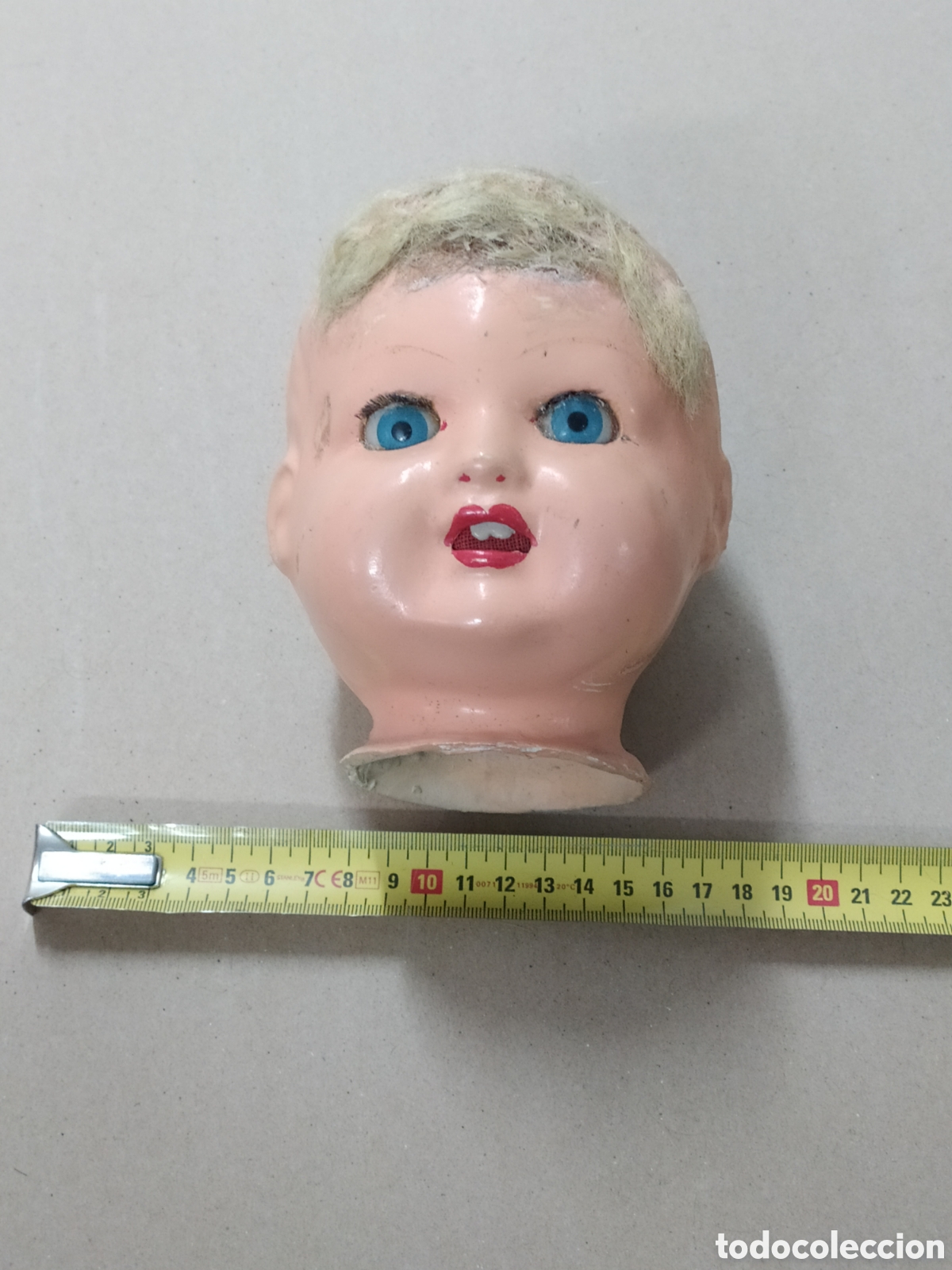 Mu&ntilde;ecas extranjeras: CABEZA DE MU&Ntilde;ECA ANTIGUA - Foto 7