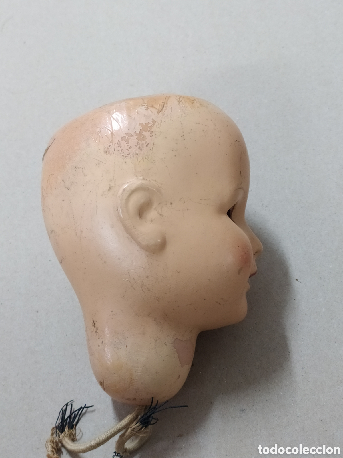Mu&ntilde;ecas extranjeras: CABEZA DE MU&Ntilde;ECA ANTIGUA - Foto 4