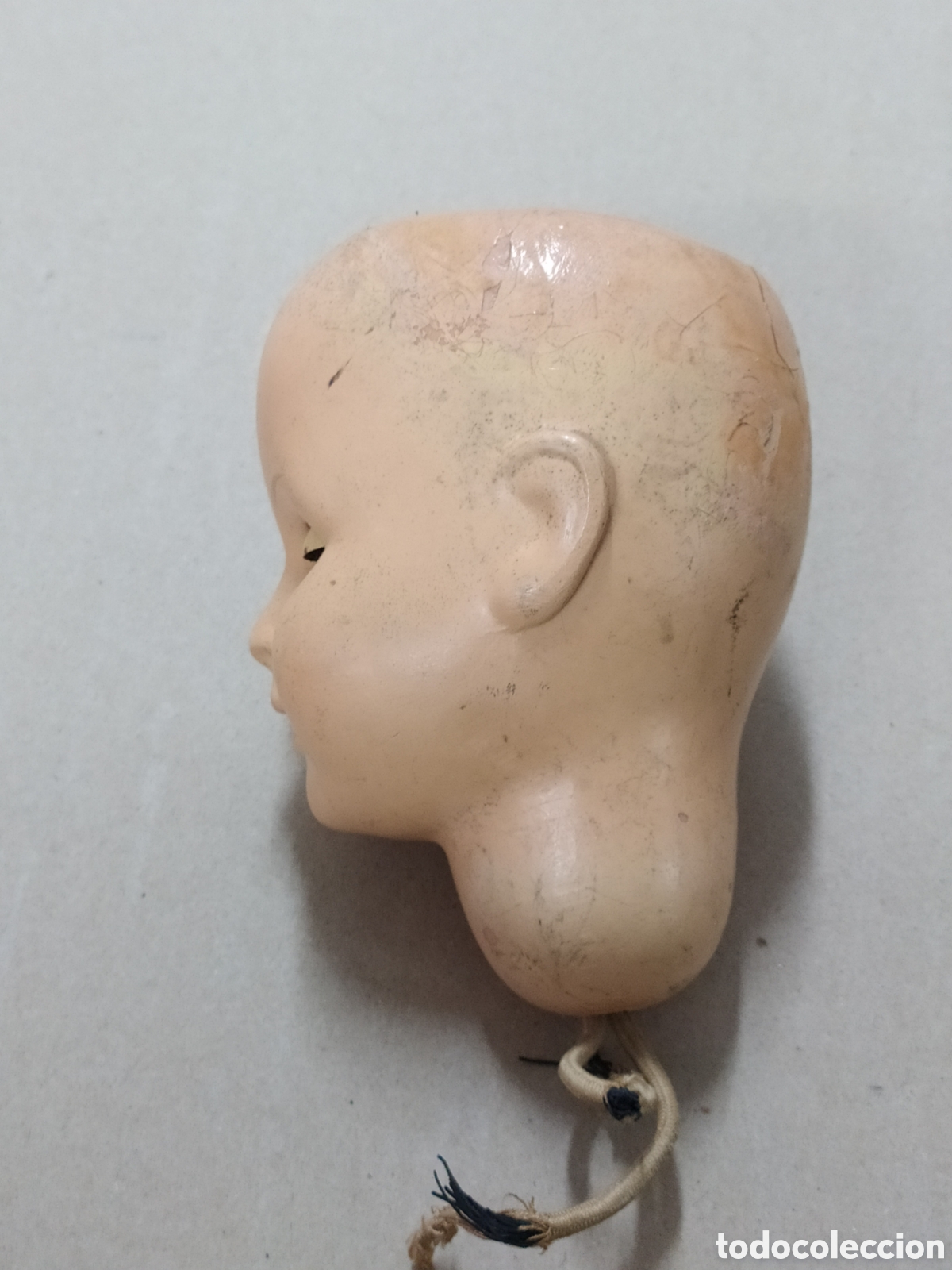 Mu&ntilde;ecas extranjeras: CABEZA DE MU&Ntilde;ECA ANTIGUA - Foto 2